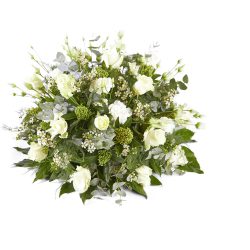 Funeral flowers - White posy