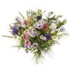 A bouquet of mixed eustoma (lysianthus)