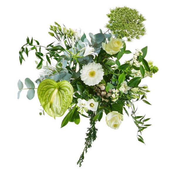 Order a beautiful white picking bouquet