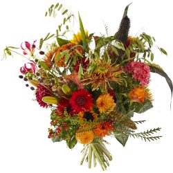 Cheerful autumn bouquet